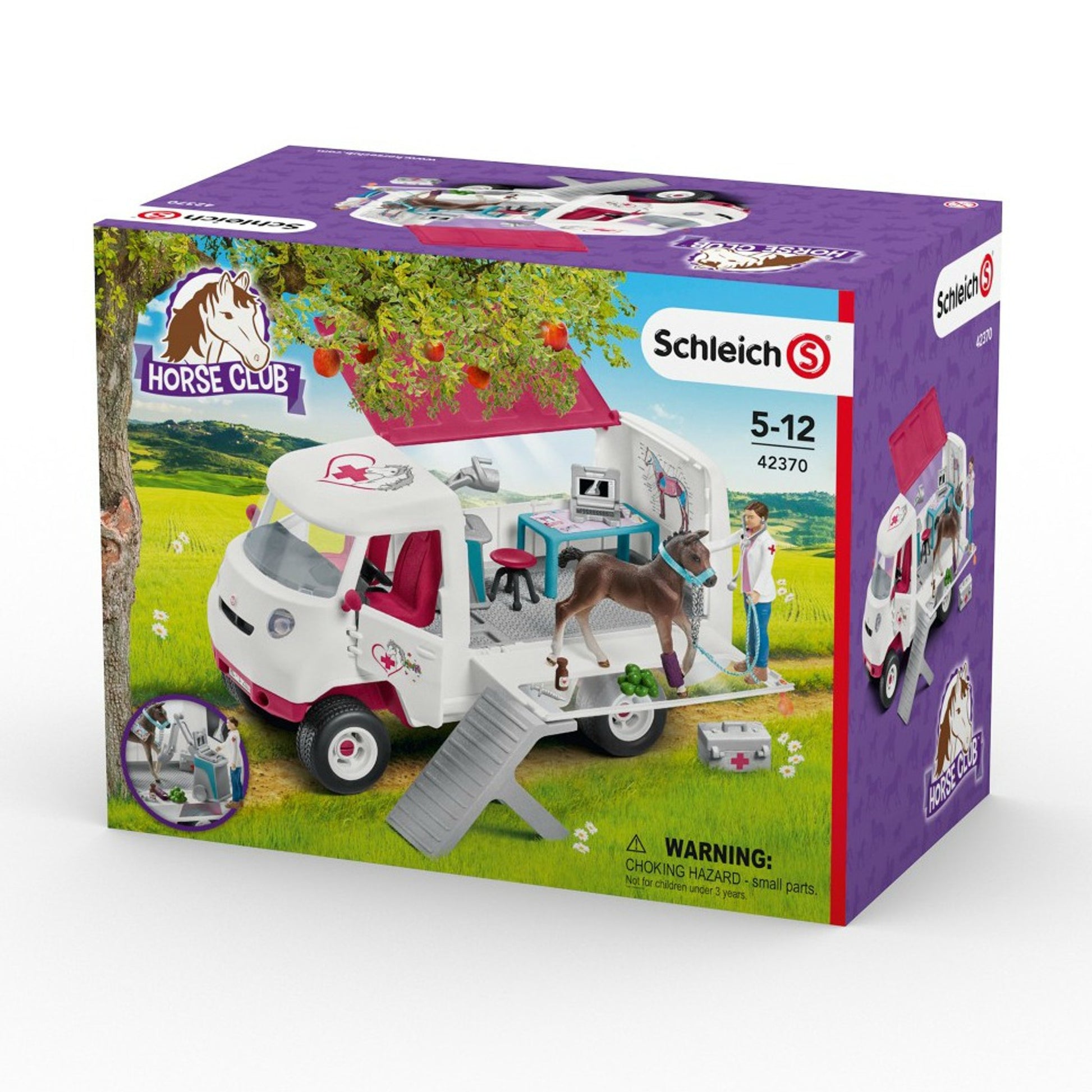 Schleich Mobile Vet with Hanoverian Foal