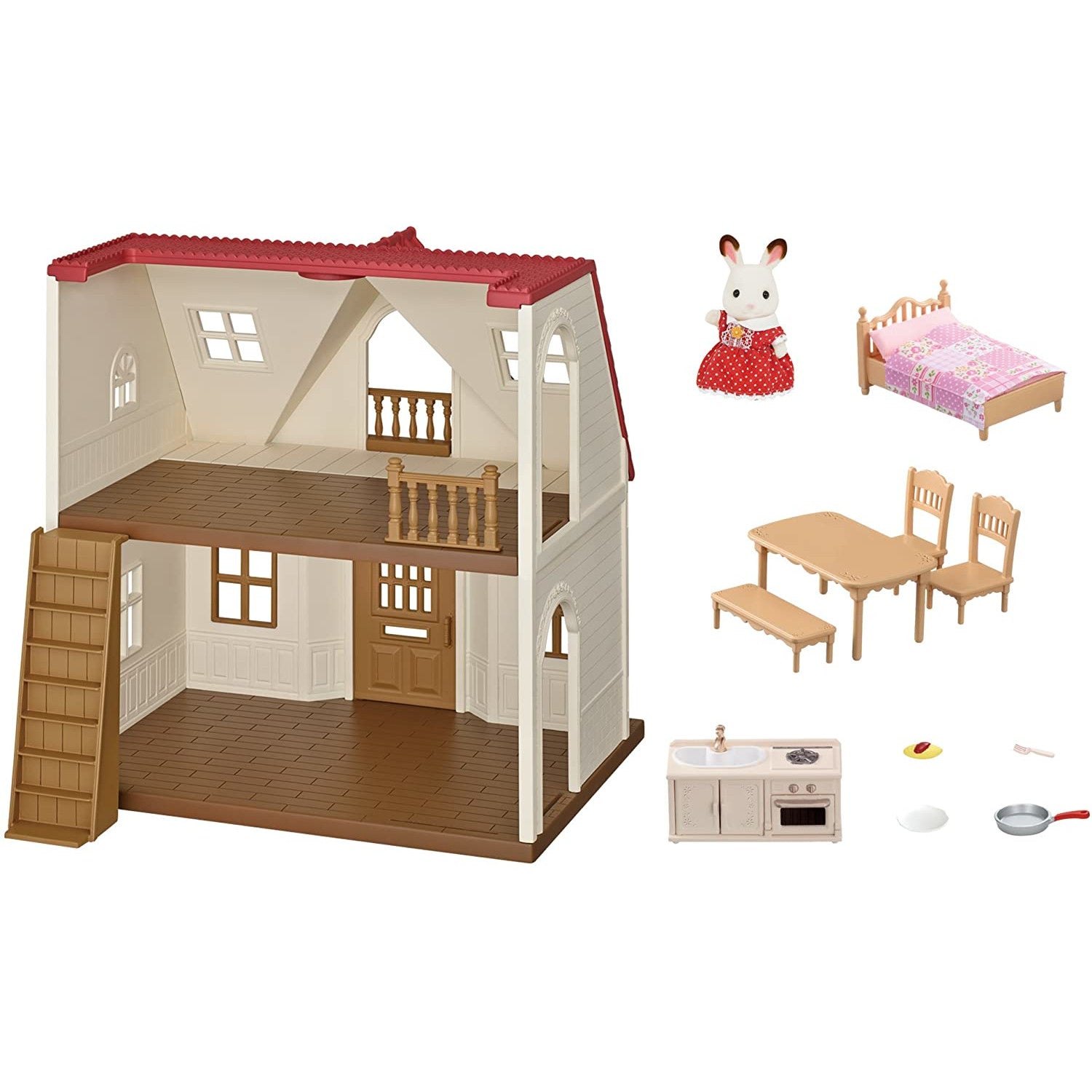 Sylvanian Families Red Roof Cosy Cottage Starter Home 1
