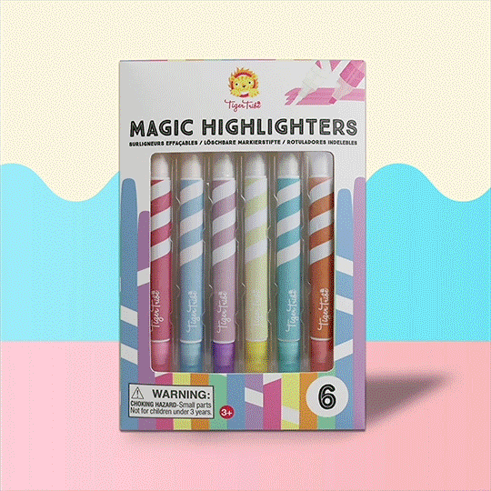 Tiger Tribe Magic Highlighters 6 Colours 3