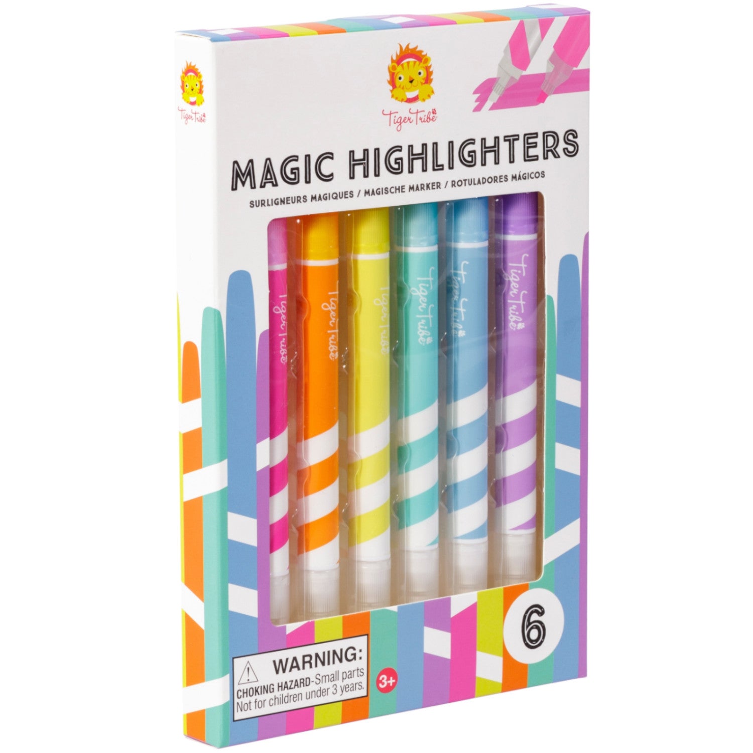 Tiger Tribe Magic Highlighters 6 Colours