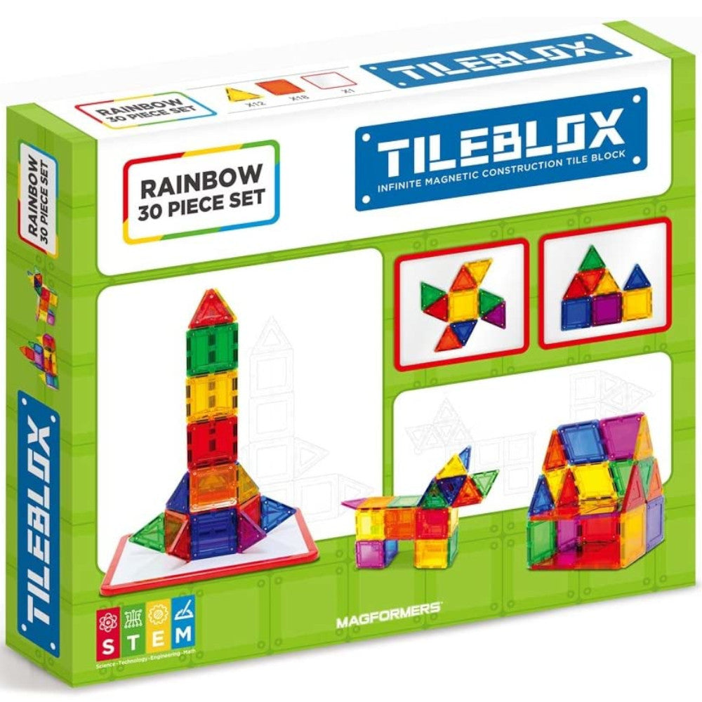 Tileblox Rainbow Set 30 piece