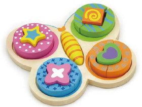 Viga Puzzle Butterfly Shape Block Puzzle