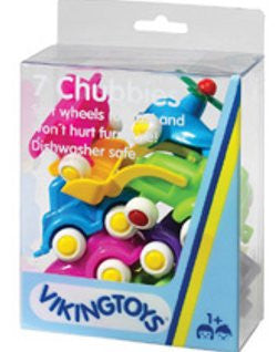 Viking Chubbies Vehicles Pastel 7 pcs in Box