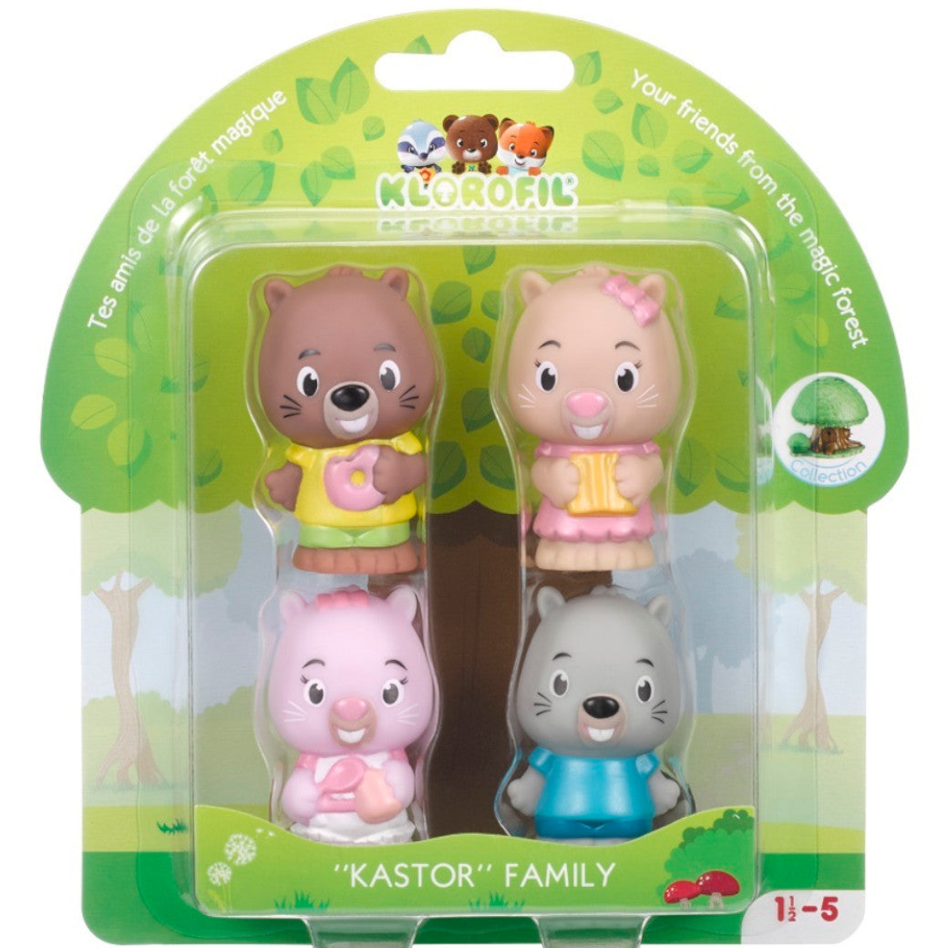 Vulli Klorofil Kastor Family (Beavers) 4pc
