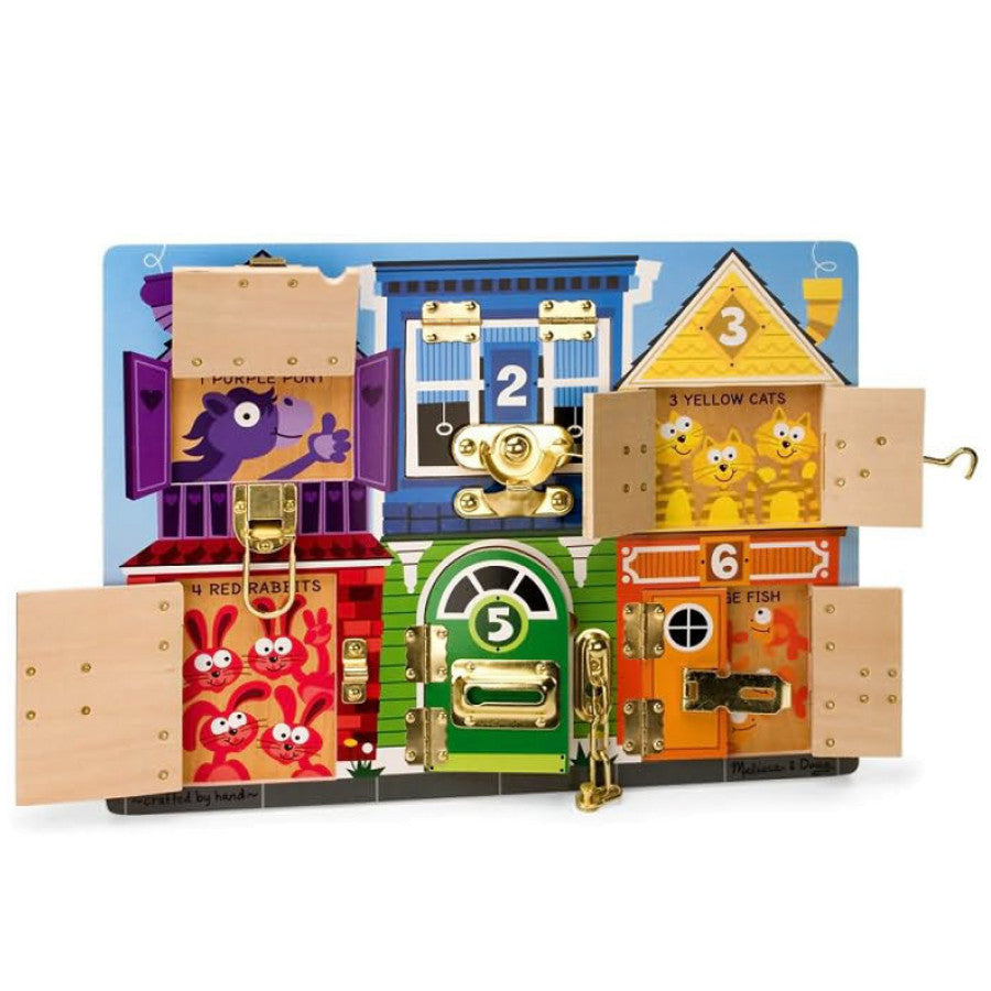 Melissa and Doug Latches Board Wooden 2