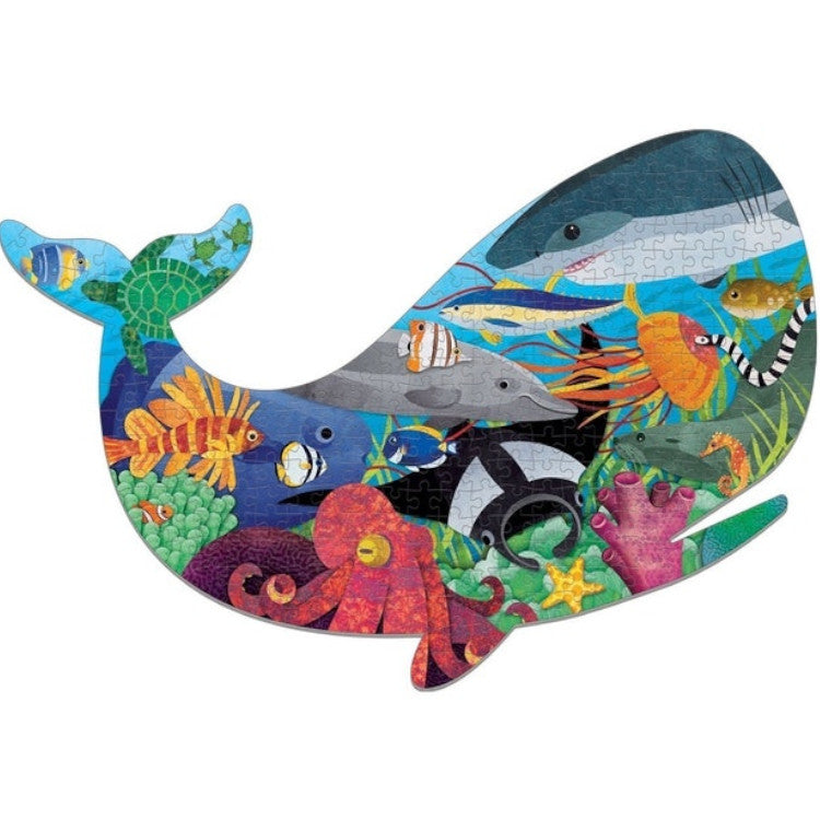 Mudpuppy Puzzle Shaped Ocean Life 300pc 1