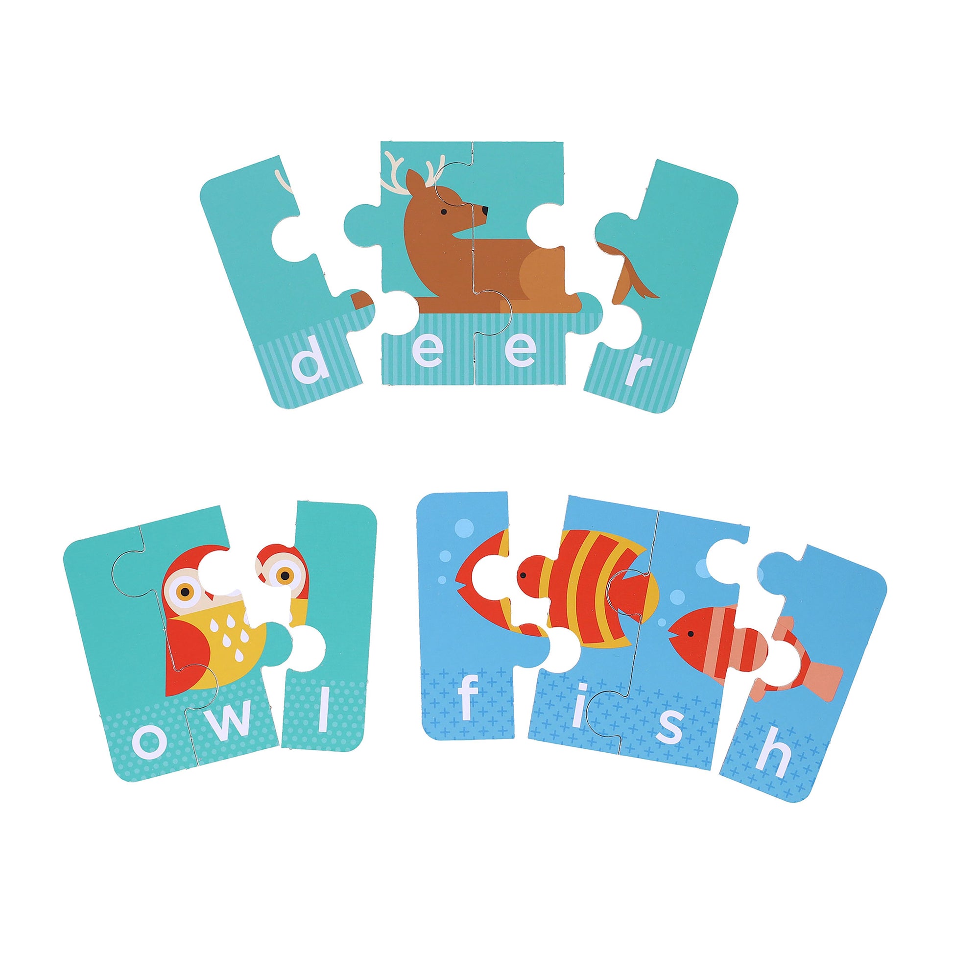 Petit Collage Spelling Puzzles Animals
