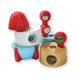 Discoveroo Magnetic Stacking Rocket Wooden