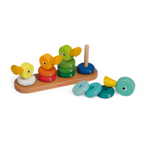 Janod Stacker Duck Family - K and K Creative Toys